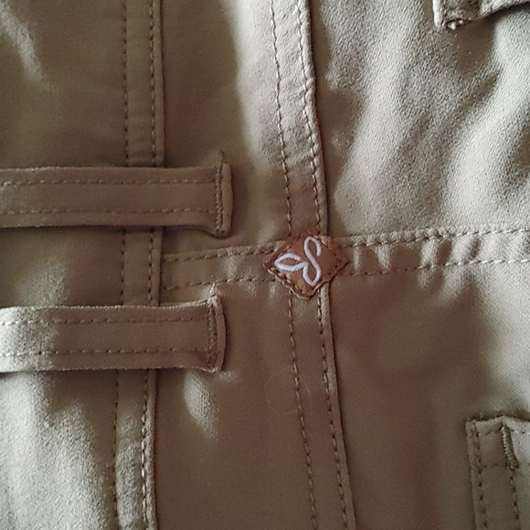 Prana Halle Shorts Sz.2 Khaki Tan - Picture 10 of 11
